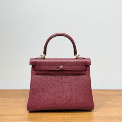 cheap quality Hermes Kelly 25 togo B5 Rubis